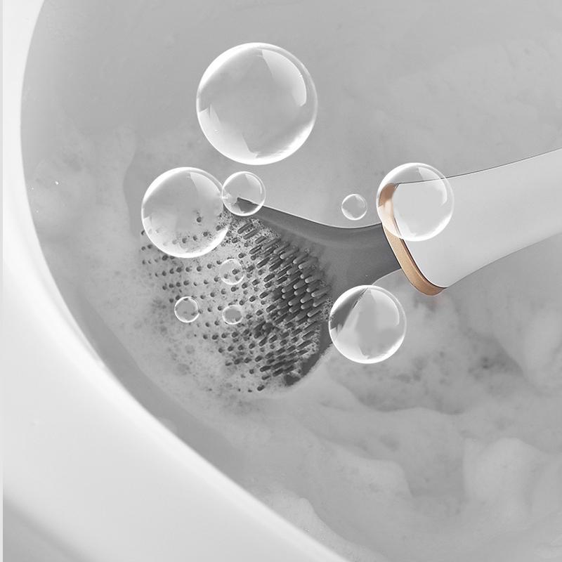 Toiletborstel met lange steel