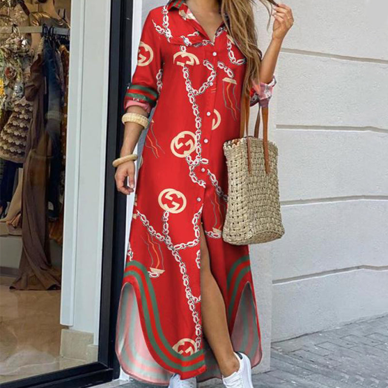 Modieuze sexy overhemdjurk voor dames