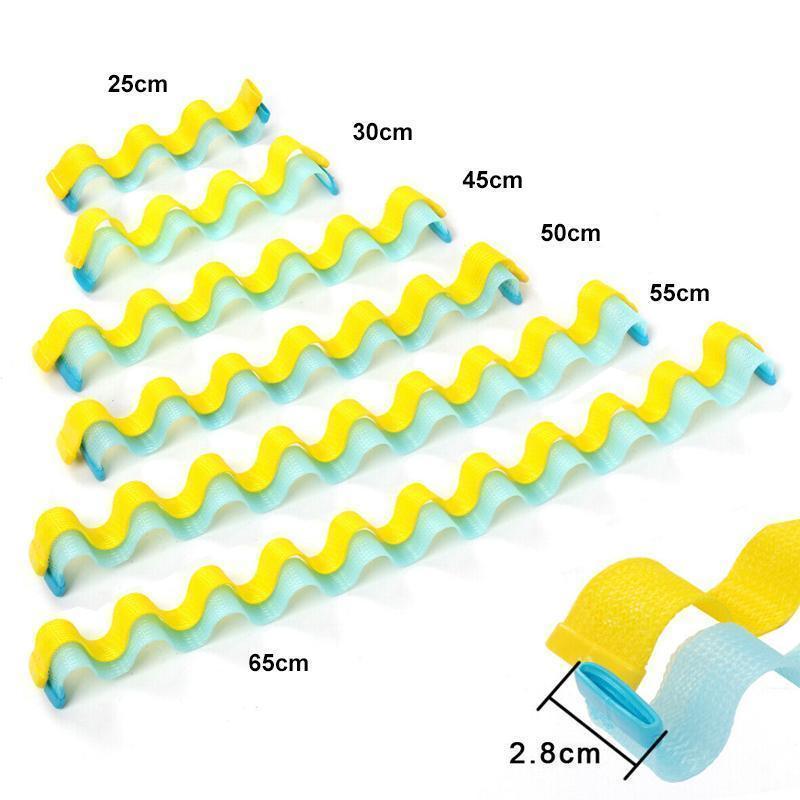 DIY Curl Formers Water Ripple Hair Divider- 12 Pcs