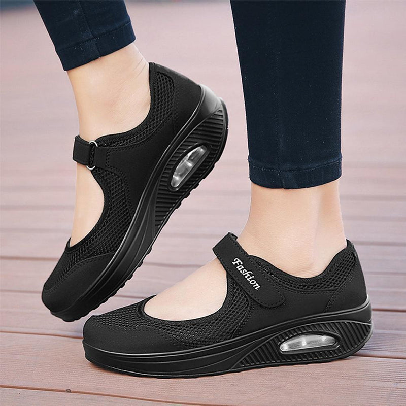 Vliegende geweven gezellige wandelschoenen