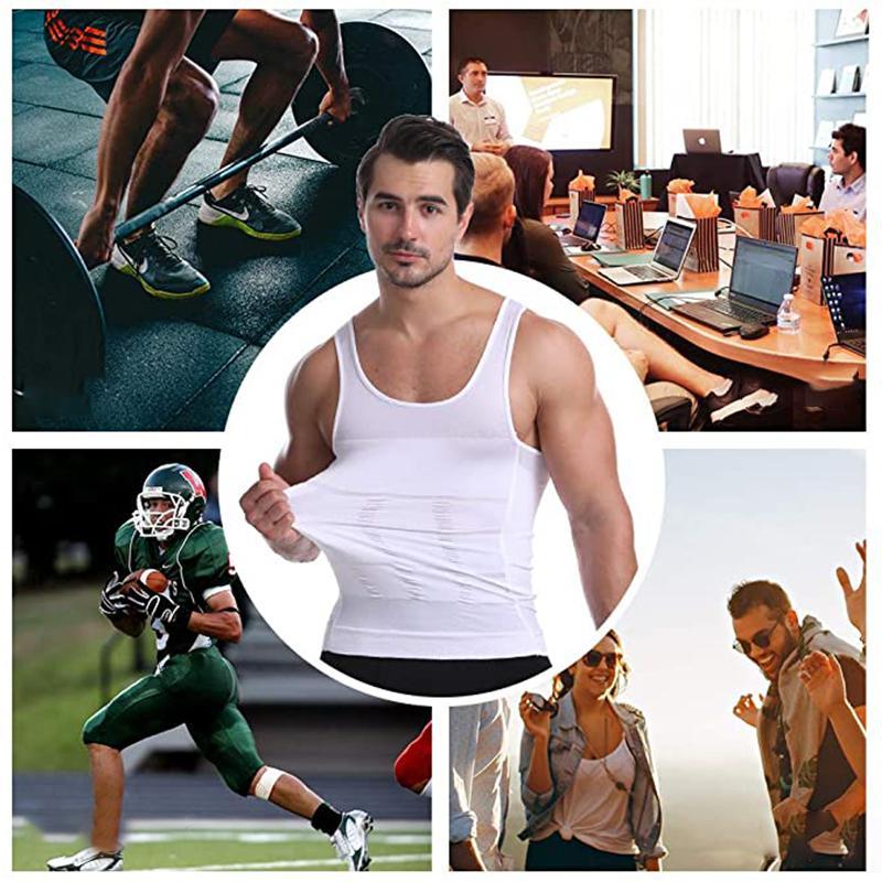 Body Shaping Zomer Vest voor Mannen