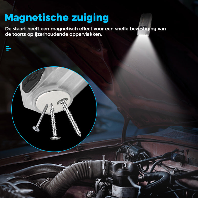 Kleine krachtige EDC-zaklamp met rood UV-blauw licht