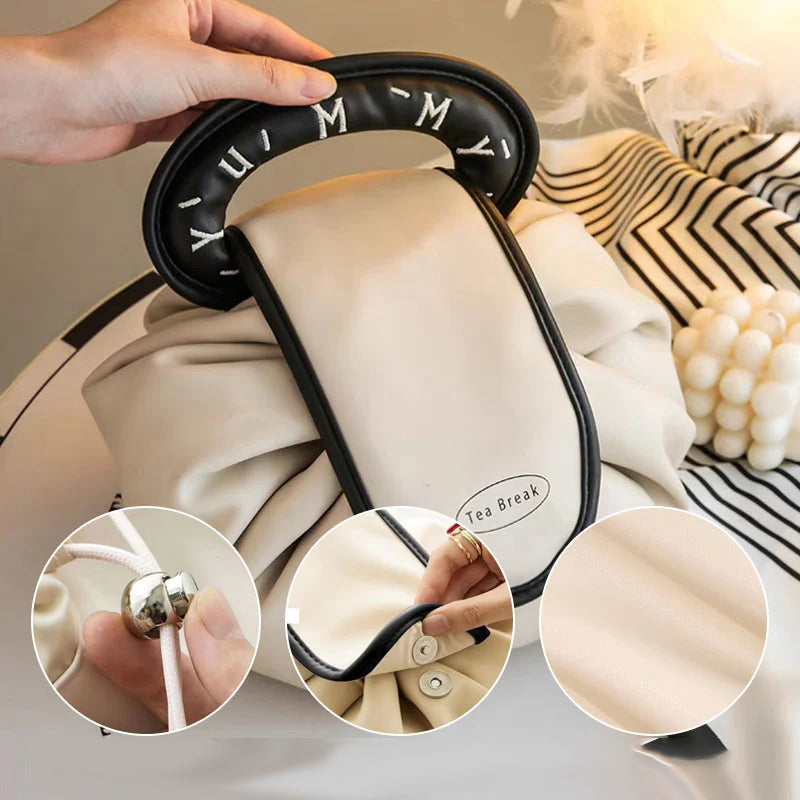 Trekkoord luie make-up handtas