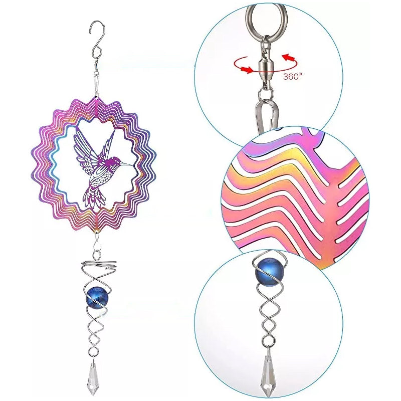 Kolibrie hangende windspinner