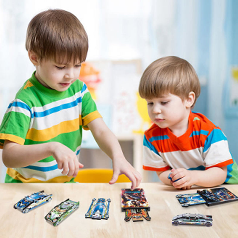 Snelle auto uitklapkaart