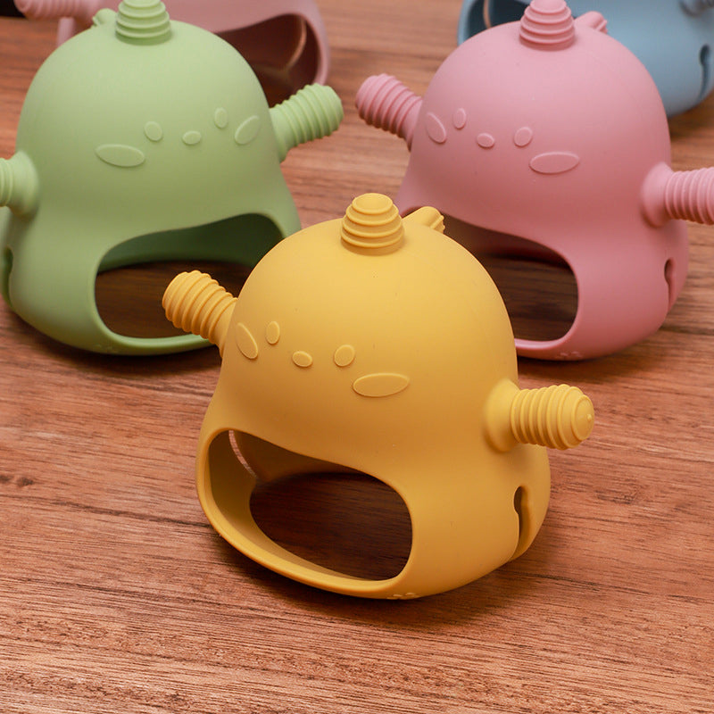 Siliconen tandjeshandschoen voor baby's