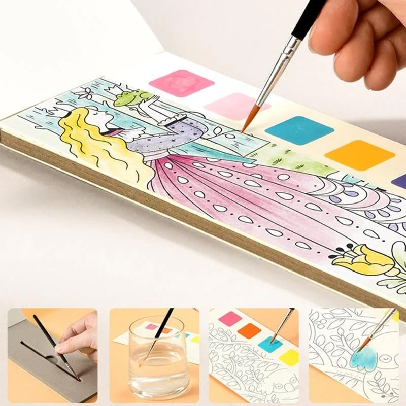 Pocket aquarel schilderen boek