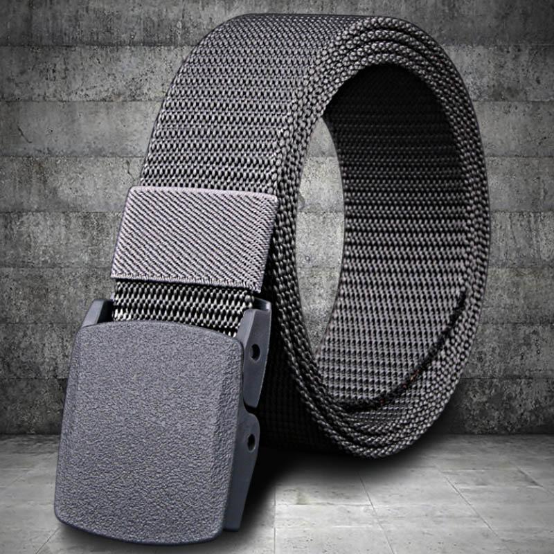 Niet-metalen niet-magnetische nylon riem met gesp