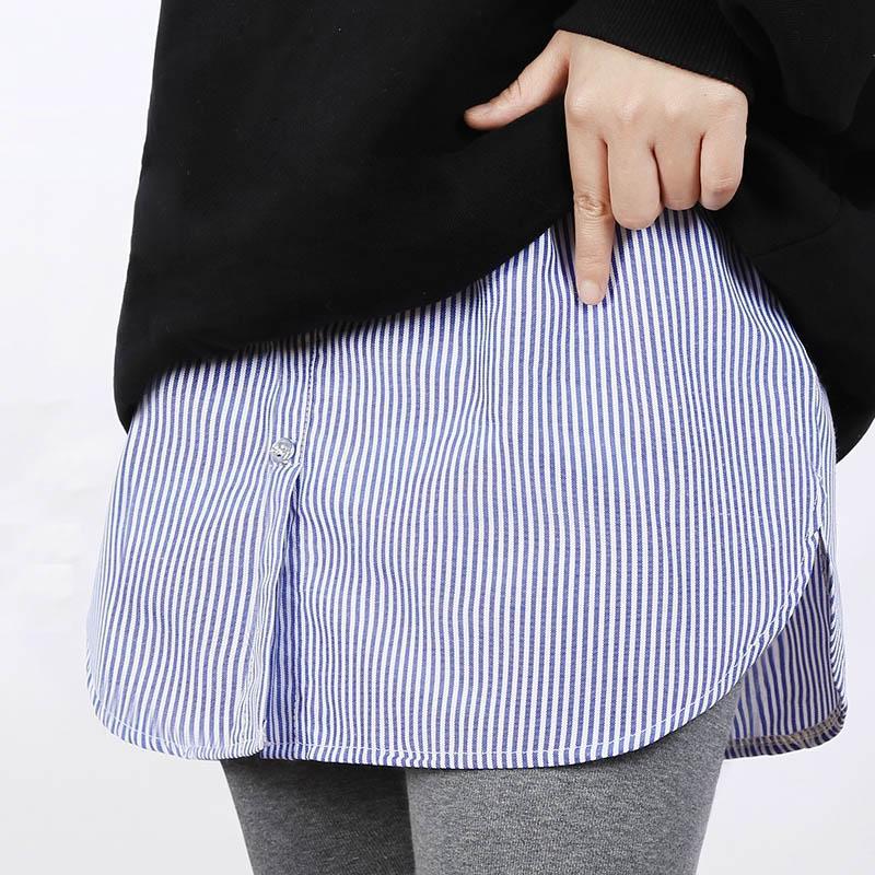 Dames hoge taille nep top lagere sweep