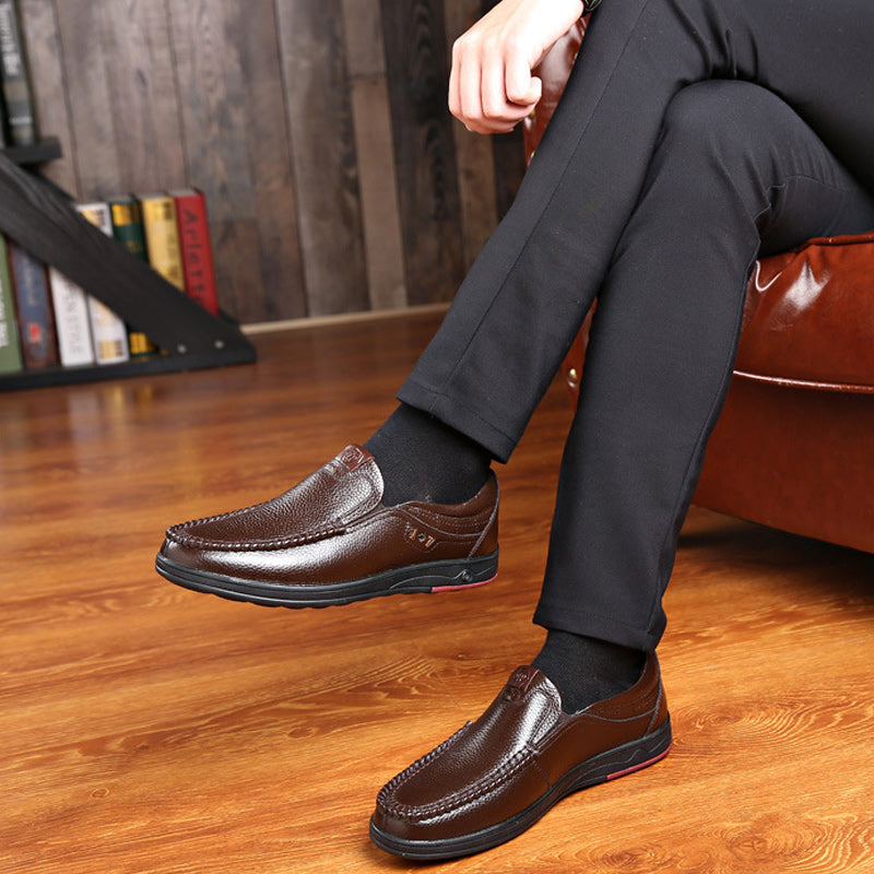 Loafers van echt leer met zachte binnenzool voor heren