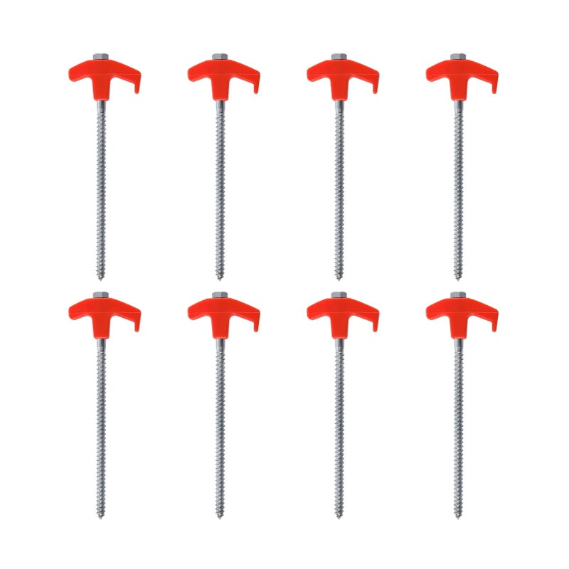 Lichtgevende zeshoekige spiraalvormige fluorescerende nagel van koolstofstaal