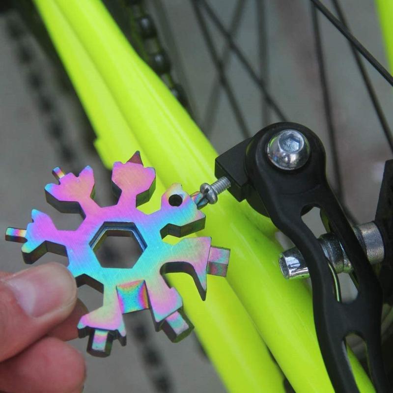 18-in-1 roestvrijstalen sneeuwvlokken multitool