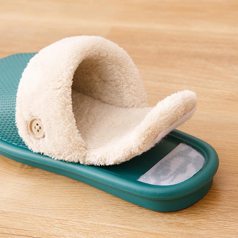 Verwijderbare waterdichte antislip katoenen pantoffels
