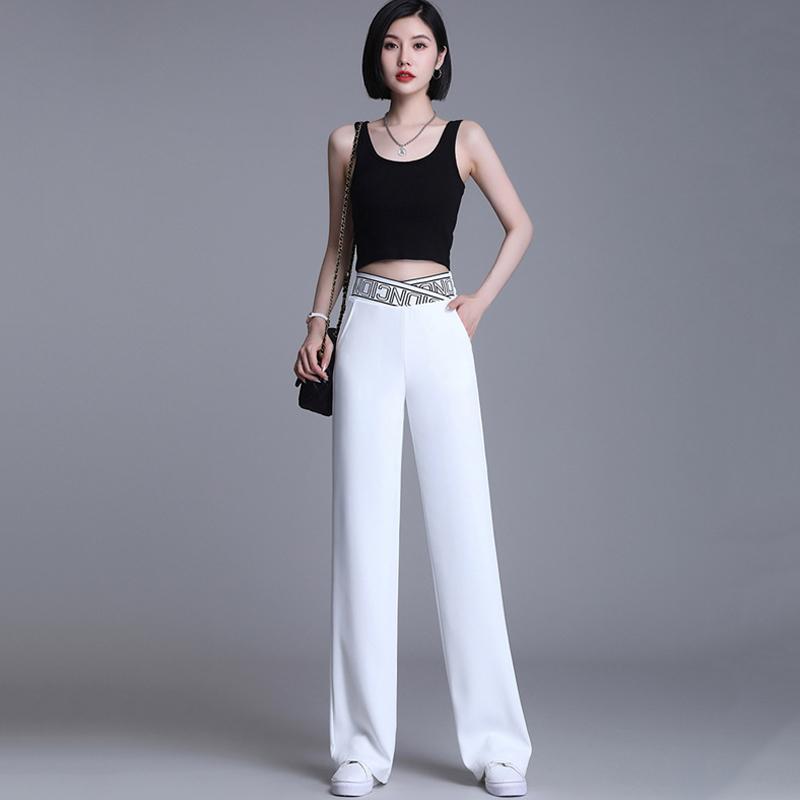 Pantalon met elastische tailleband