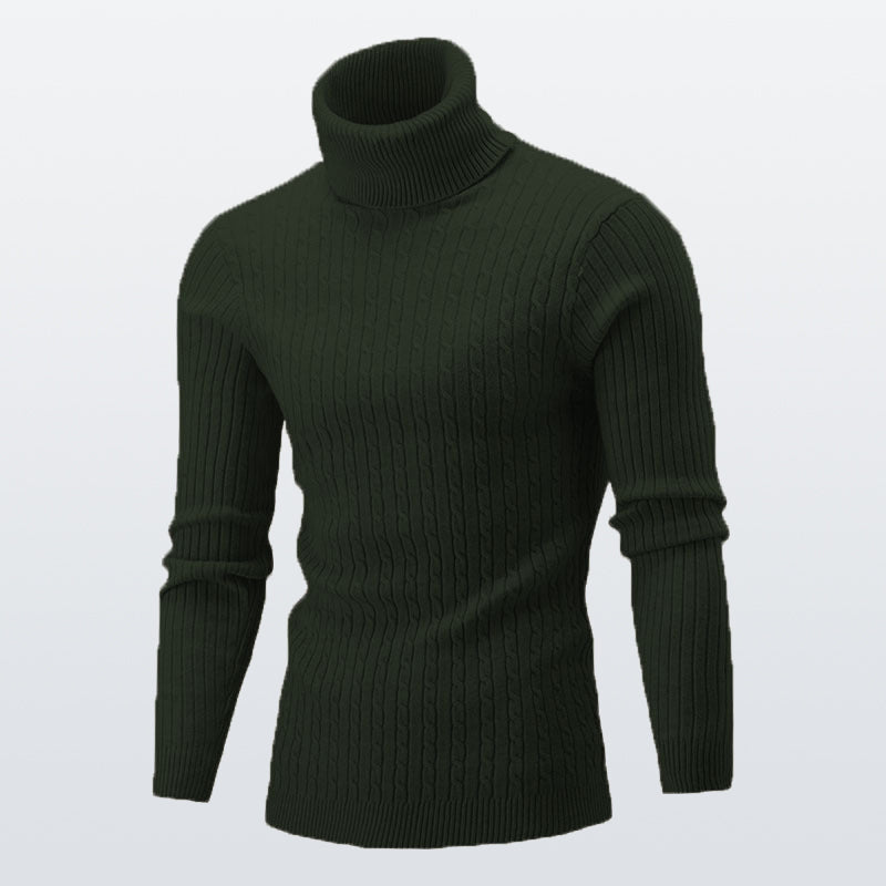 Men's Knitted Turtleneck Sweater