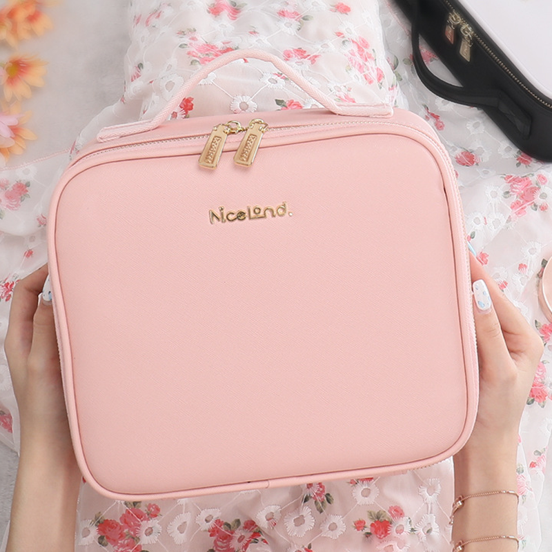 Make-uptas met LED-spiegel