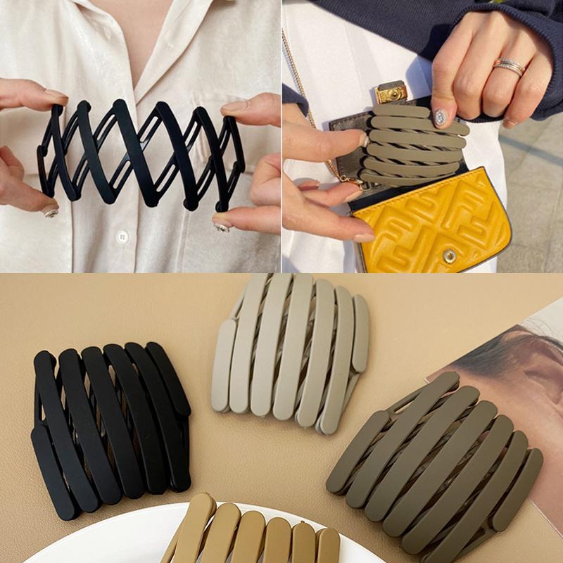 Draagbare telescopische haarbanden voor dameshaar