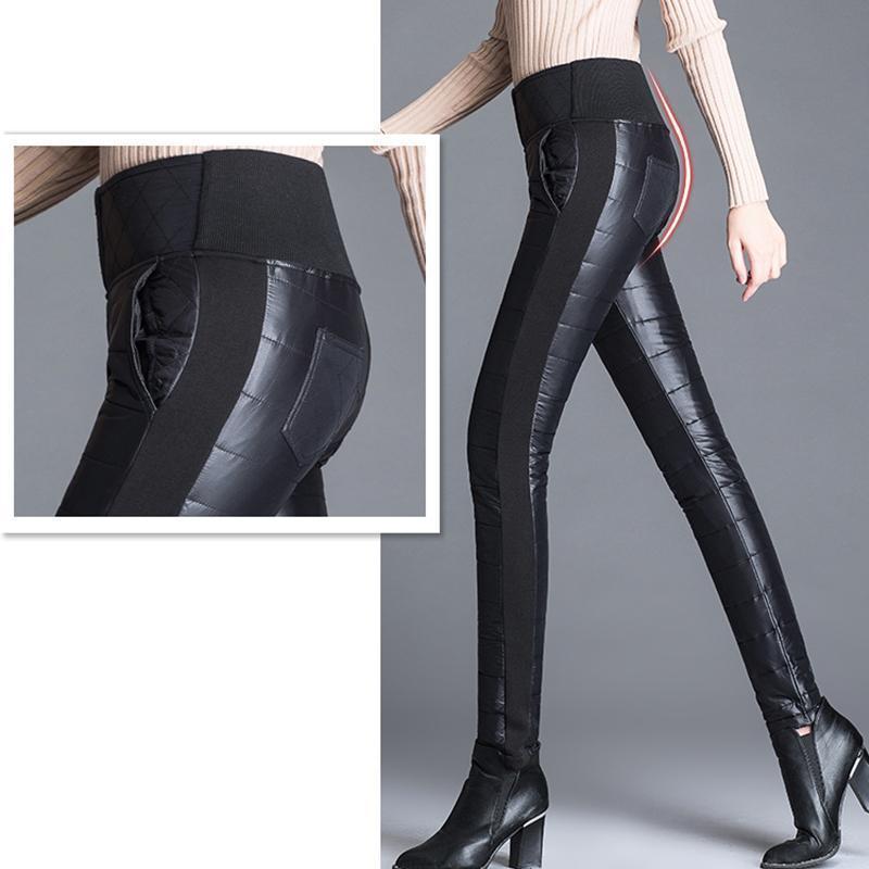 Donsbroek met hoge taille voor dames