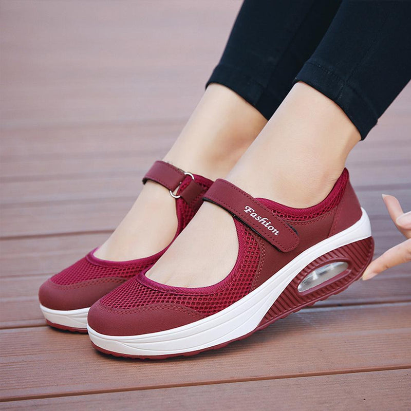 Vliegende geweven gezellige wandelschoenen