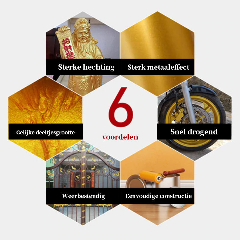 Bronzing verf op waterbasis