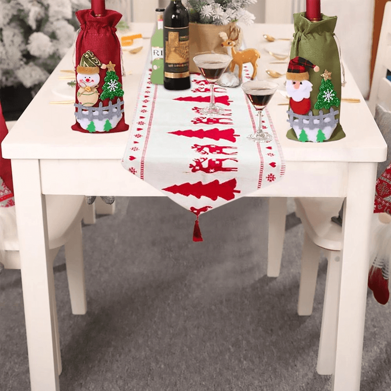 Kerstmis Handgemaakt Tafelkleed Decoratie