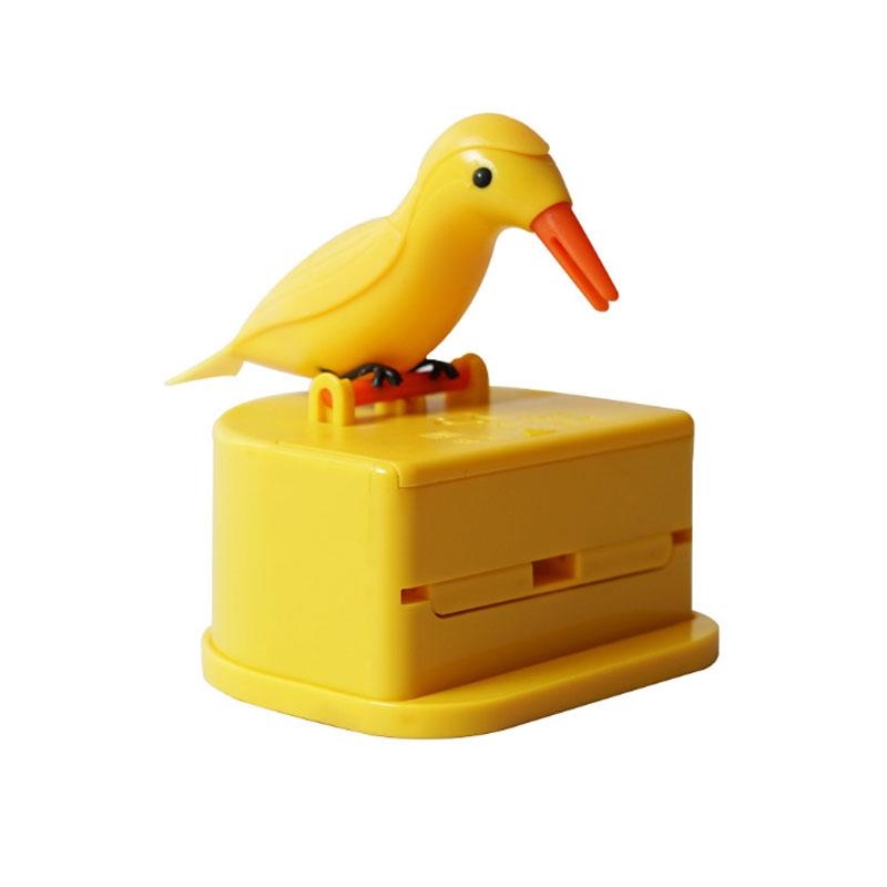 Creatieve automatische tandenstokerdoos Cartoon Vogel