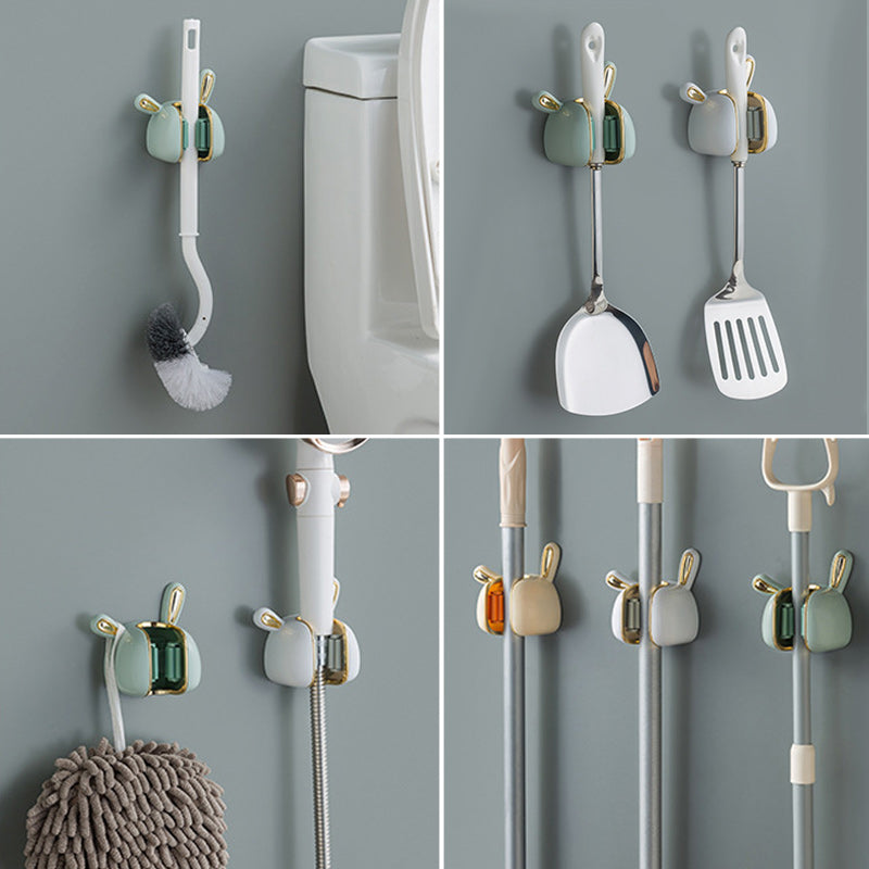 Schattige konijnenmophouder