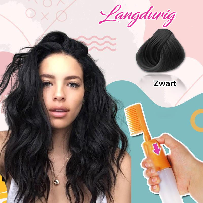 DIY Haarkleuring Kit (Haarverf + Fles Met Kam)