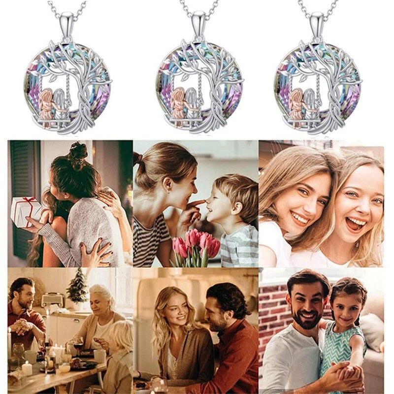 Zus op de schommel ketting