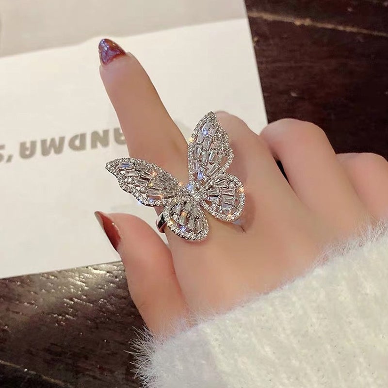 Women's Ziron Butterfly Ring