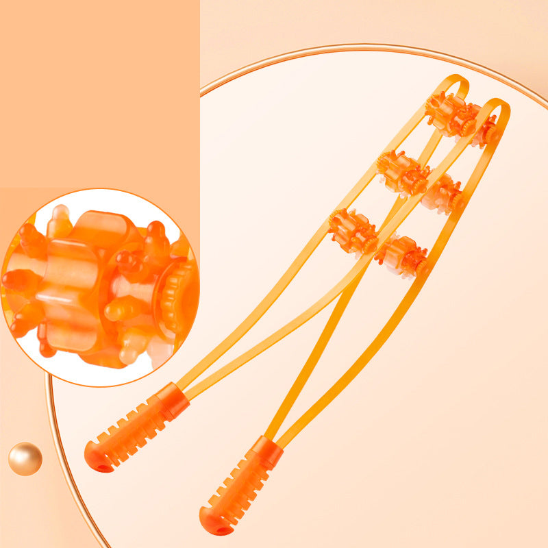 Draagbare handgemaakte rugmassage roltouw