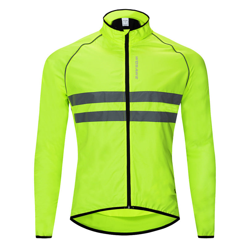 Windjack met lange mouwen voor fietsen