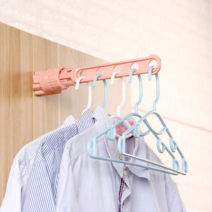 Opvouwbare kleerhanger voor aan de muur