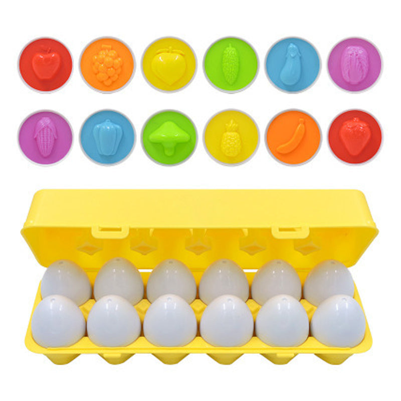 Kleur en vormen Bijpassende eierset
