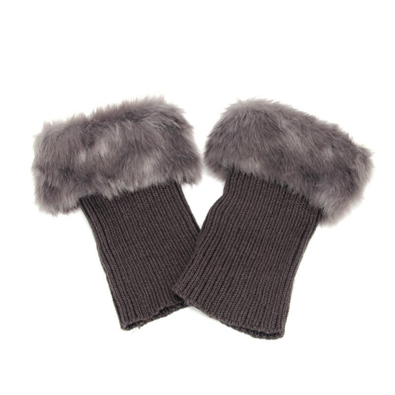 Winter korte gehaakte warme enkel sokken