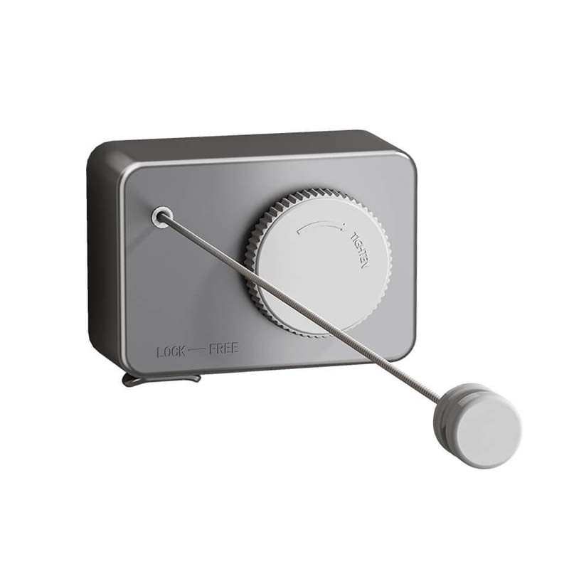 Onzichtbare intrekbare waslijn