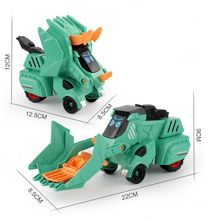 Misvormde dinosaurus speelgoed auto