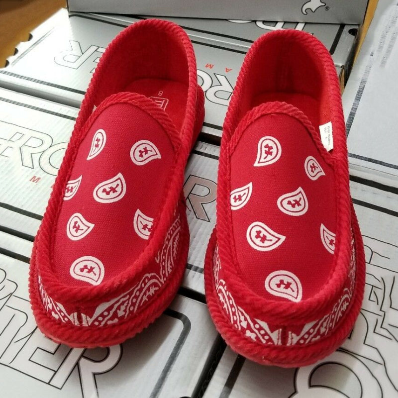 Platte schoenen met print