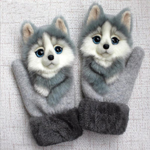 Leuke winterhandschoenen voor dieren
