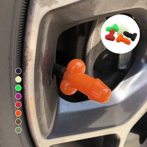 Grappige klepsteeldoppen (4 stuks)