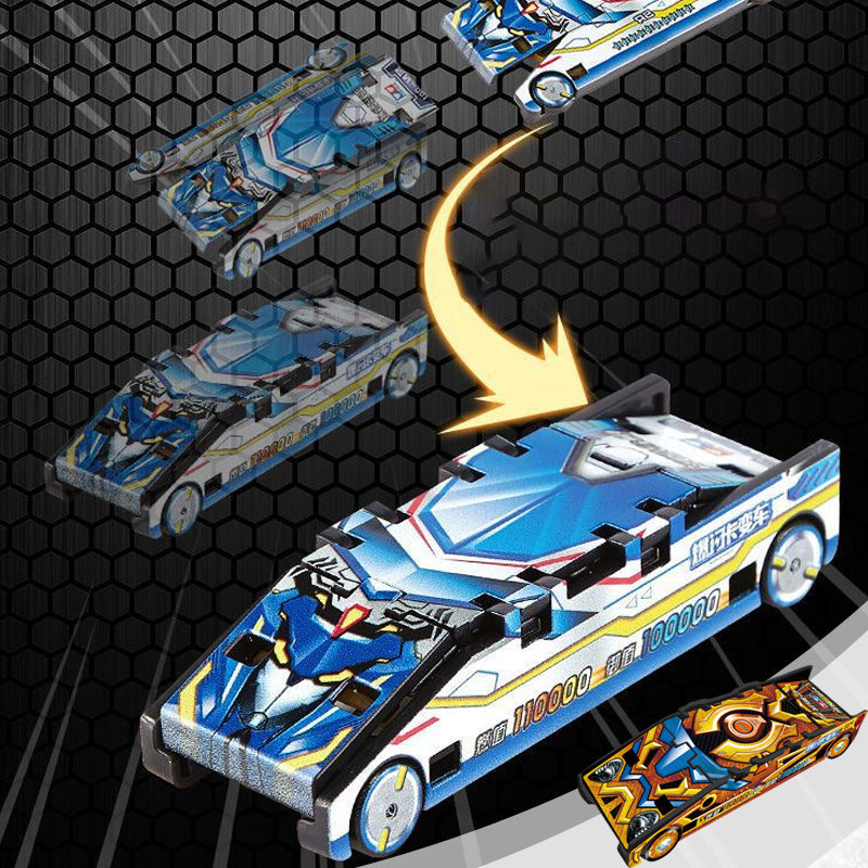 Snelle auto uitklapkaart