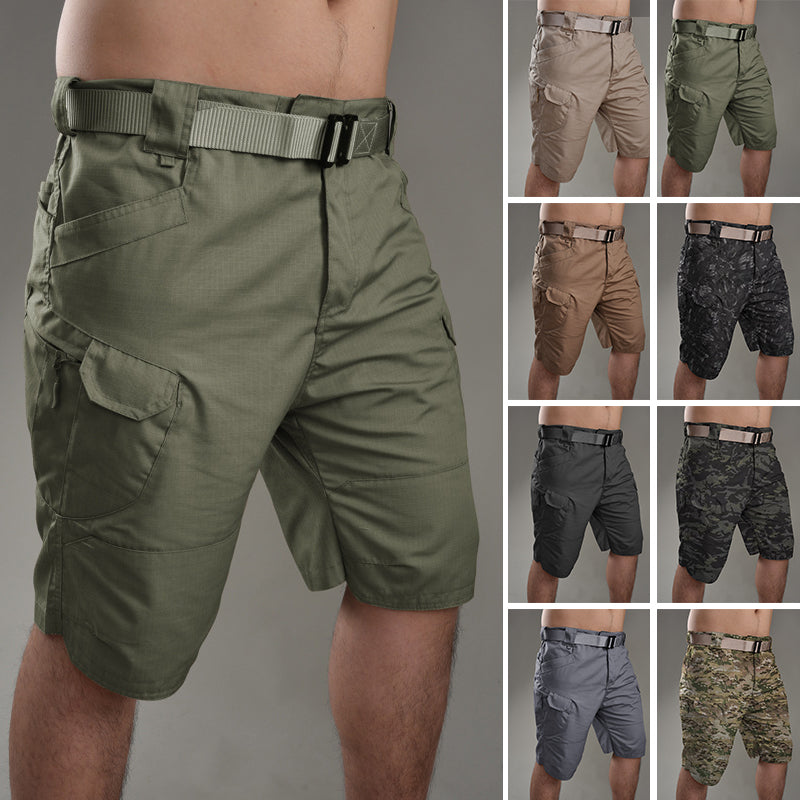 Tactische short in effen kleur