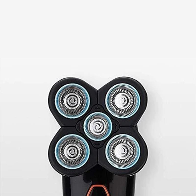 5 in 1 4D roterend scheerapparaat voor heren, oplaadbaar