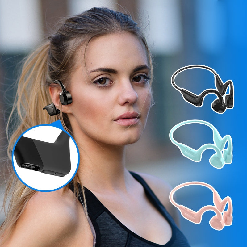 Beengeleidingshoofdtelefoon - draadloze Bluetooth-headset