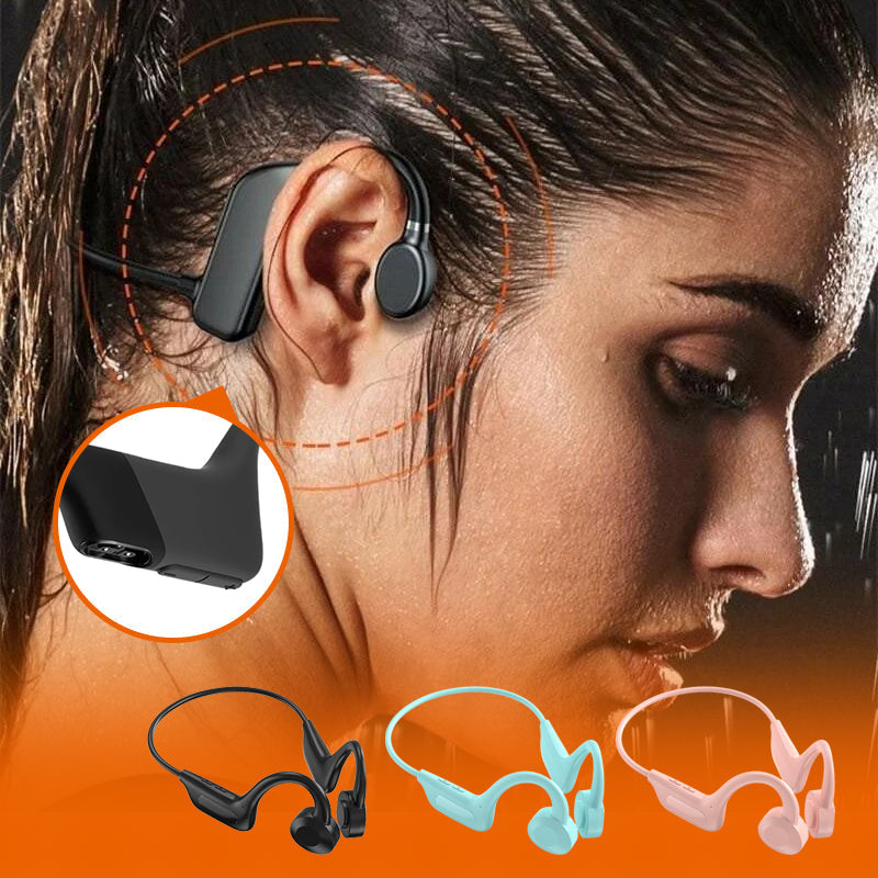 Beengeleidingshoofdtelefoon - draadloze Bluetooth-headset