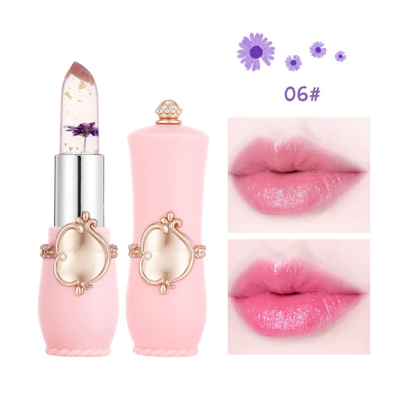 Crystal Jelly Bloem Kleur Veranderende Lippenstift