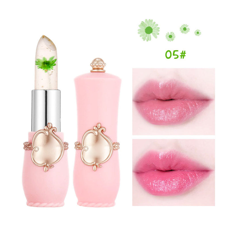 Crystal Jelly Bloem Kleur Veranderende Lippenstift