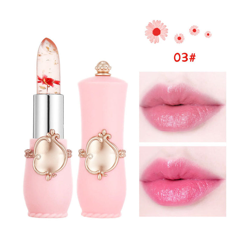Crystal Jelly Bloem Kleur Veranderende Lippenstift