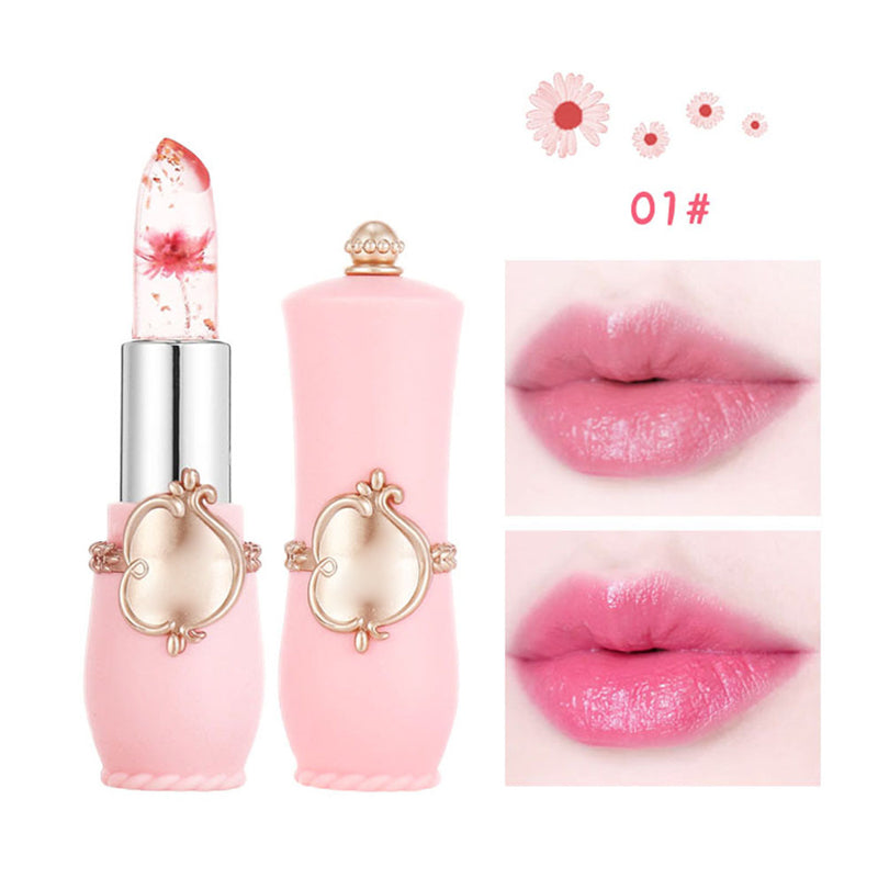 Crystal Jelly Bloem Kleur Veranderende Lippenstift