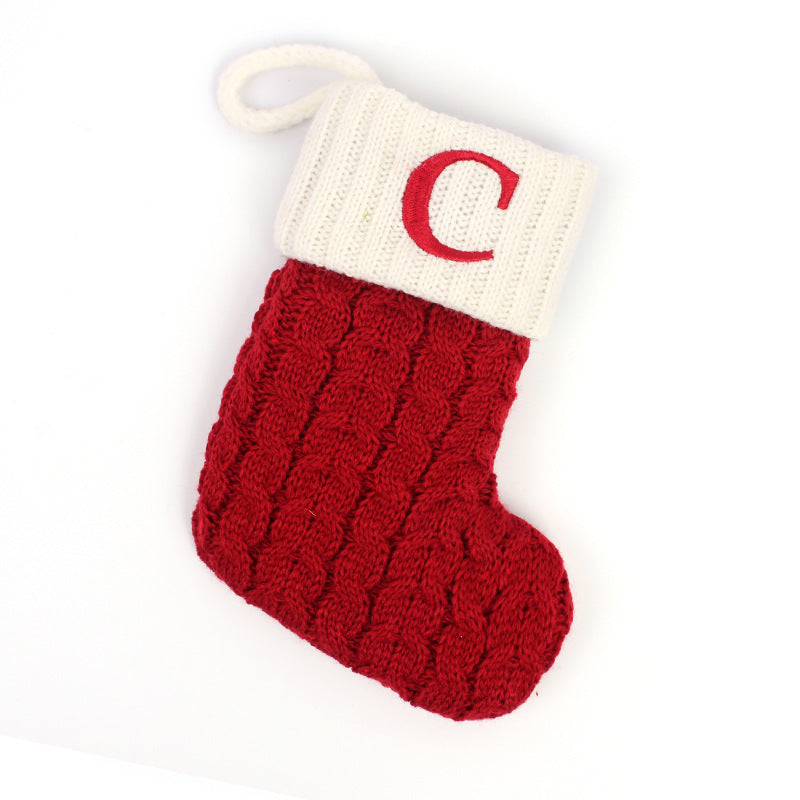 Kerst Brief Cadeau Sokken